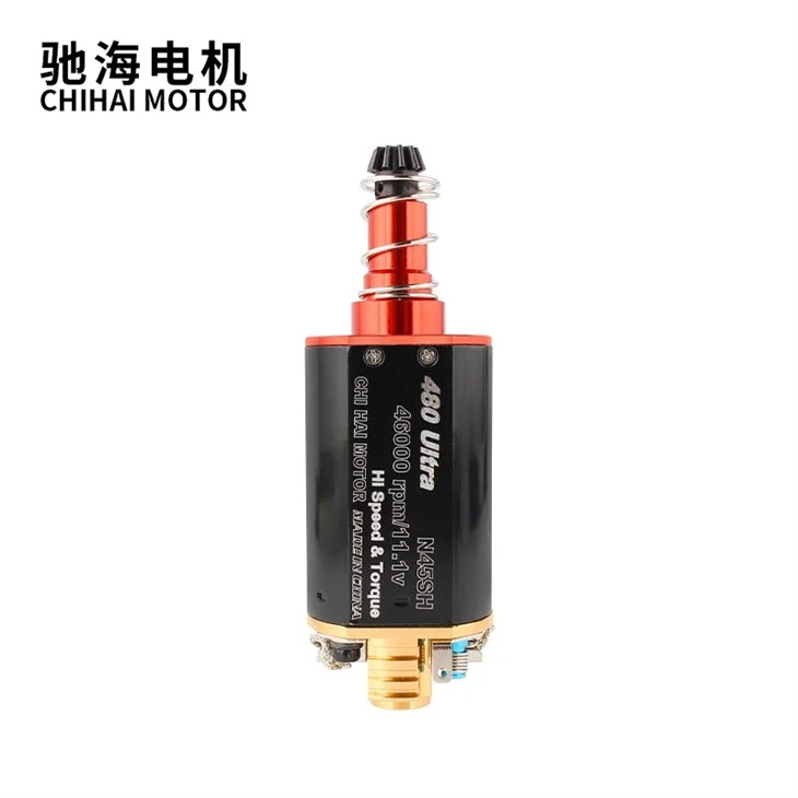 480Ultra-11TPA High Torque Large Silver Brush Airsoft Motor